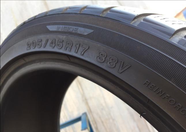 205/45R17 88V Yokohama w-drive V-902A пара