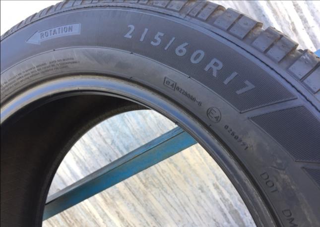 215/60R17 96Н Dunlop winter sport 3D две штуки