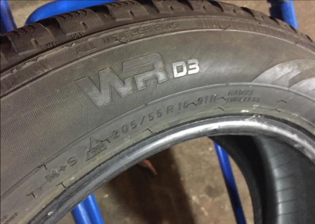 205/55R16 91H Nokian WR D3 две штуки gwf1