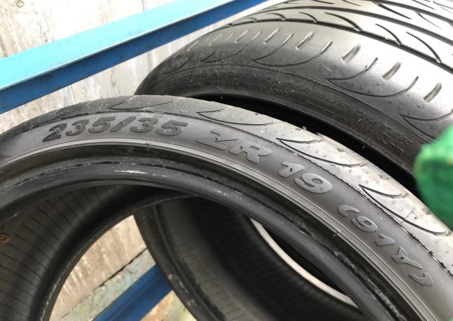 Спарка R19 255/30 235/35 Pirelli p.zero Nero 4шт