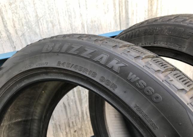 Зимние шины 245 45 18 Bridgestone Blizzak WS60