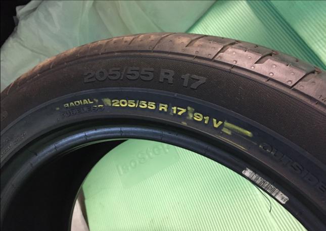 205/55R17 continental premium contact 2 Комплект