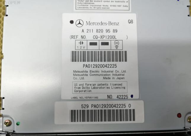 Магнитола Mercedes W211 япония купить