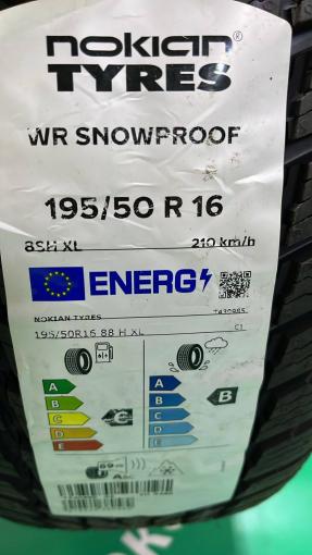 195/50 R16 Nokian Tyres WR Snowproof зимние нешипованные