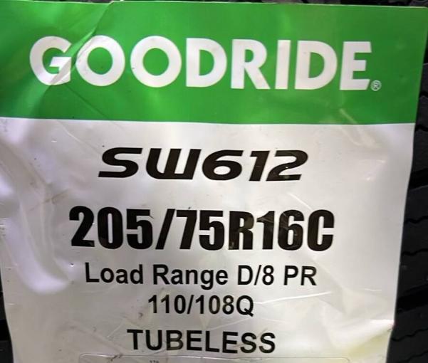 205/75 R16C Goodride SW 612 зимние нешипованные