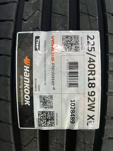 225/40 R18 Hankook Ventus Prime 4 K135 летние