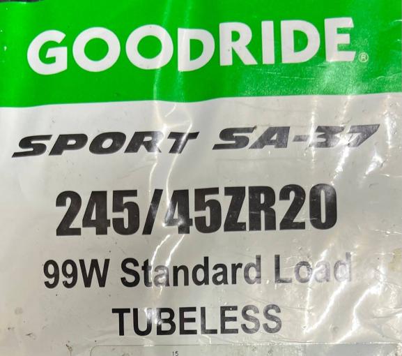 245/45 R20 Goodride SA 37 летние
