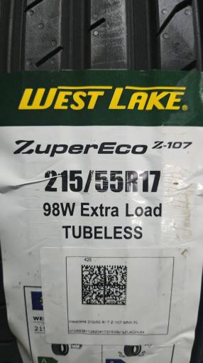 215/55 R17 Westlake Zuper Eco Z-107 летние