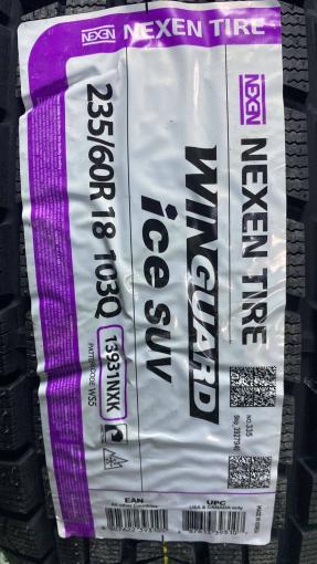 235/60 R18 Nexen Winguard Ice SUV зимние нешипованные