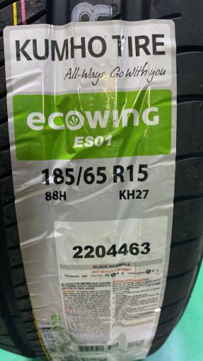 185/65 R15 Kumho Ecowing ES01 KH27 летние