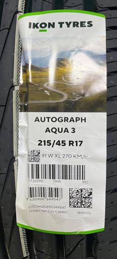 215/45 R17 Ikon Tyres Autograph Aqua 3 летние