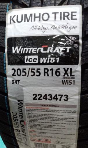Kumho WinterCraft ice Wi51 205/55 R16