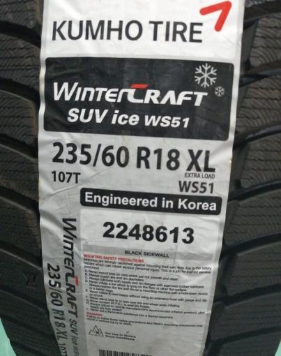 Kumho WinterCraft SUV Ice WS51 235/60 R18