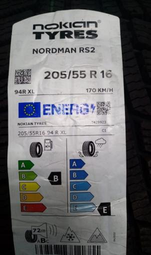 Nokian Tyres Nordman RS2 205/55 R16