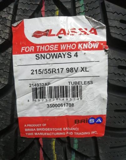 Lassa Snoways 4 215/55 R17