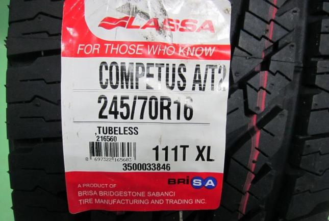 Lassa Competus A/T 2 245/70 R16