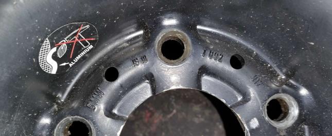 Bmw e39 колесо запаска alu 15 радиус с резиной