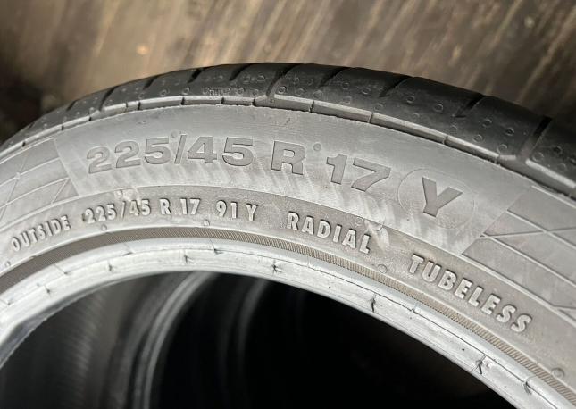 Continental ContiSportContact 5 225/45 R17 и 245/40 R17