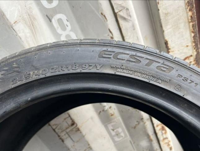 Kumho Ecsta PS71 245/40 R18 и 265/35 R18