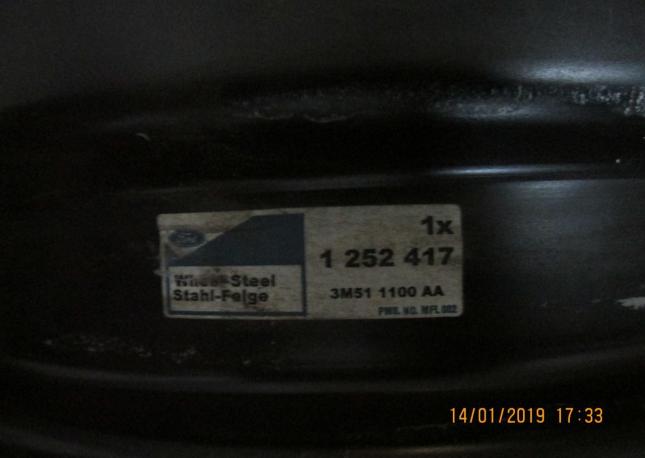 Диски колесный железо Ford Focus II 2005-2008