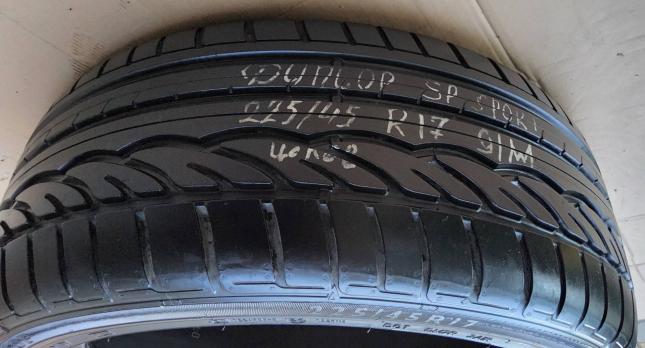 225/45 R17 Dunlop SP Sport 01 летние