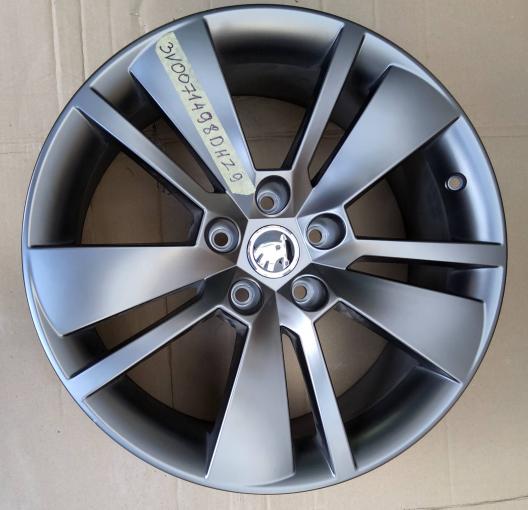 Диск  один Skoda Superb 3 литой оригинал R18