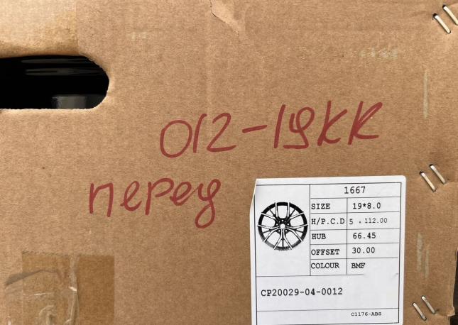 5x112 R19 разноширокие новые диски арт. 012-19KR BMW