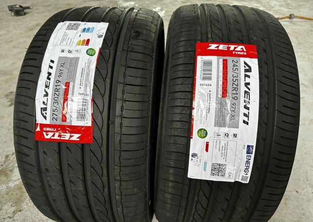 Zeta Alventi 245/35 R19 и 275/30 R19