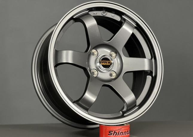 Диски Rays te37 Gun metal 4/100 r17