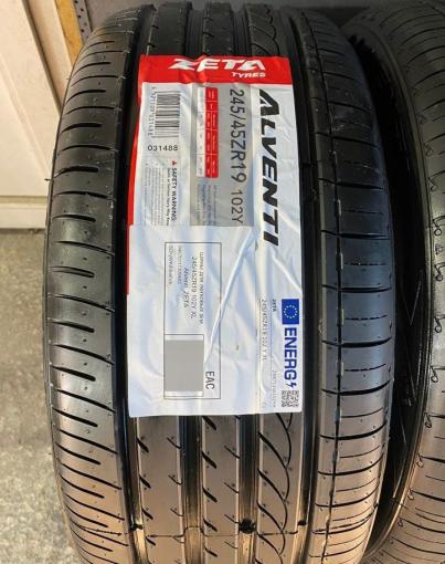 Zeta Alventi 245/45 R19 и 275/40 R19 102Y