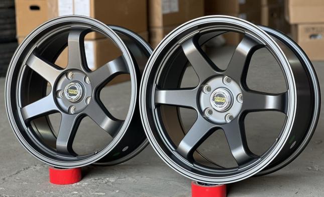 Диски Rays TE37 MattGrey 5/120 R18 8j-9j