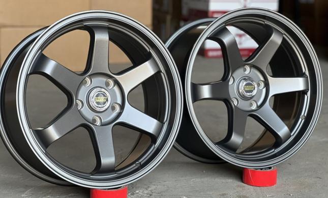 Диски Rays TE37 MattGrey 5/120 R18 8j-9j