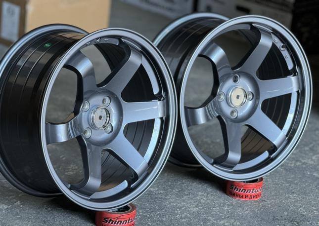 Диски Rays te37 Gun metal 4/100 r17