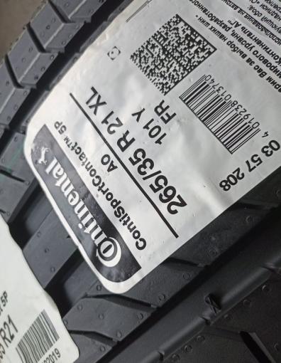 Continental ContiSportContact 265/35 R21