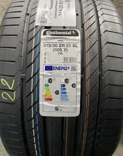 Continental ContiSportContact 5 SUV 275/35 R21 и 315/30 R21 105Y