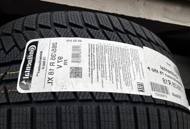 Continental ContiWinterContact TS 850 P 245/40 R18 и 265/35 R18 V