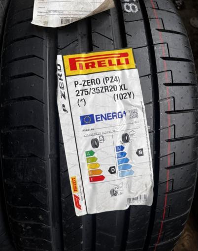 Pirelli P Zero PZ4 275/35 R20 и 285/35 R20