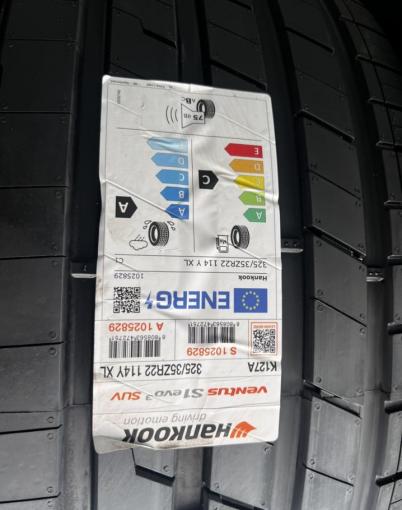 Hankook Ventus S1 Evo 3 K127 285/40 R22 и 325/35 R22