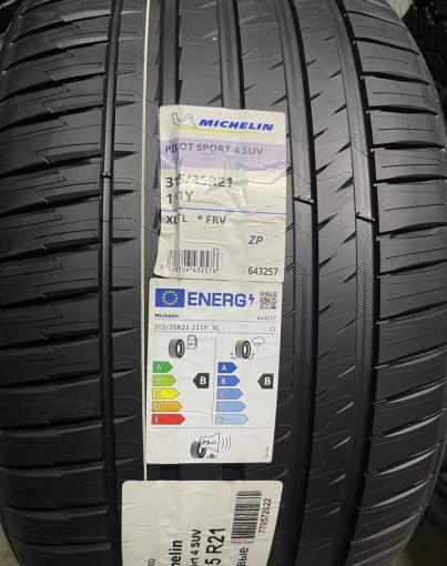 Michelin Pilot Sport 4 SUV 315/35 R21 111Y