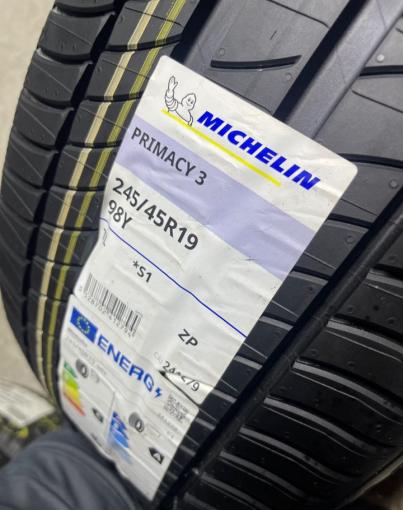 Michelin Primacy 3 ZP 245/45 R19 и 275/40 R19 Y