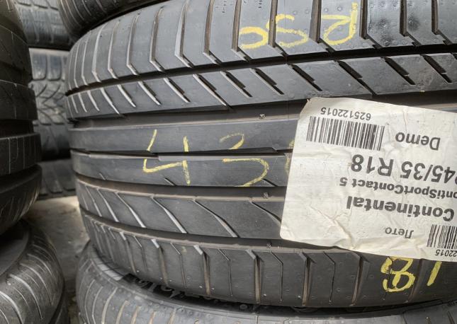 Continental ContiSportContact 5 225/40 R18 и 245/35 R18 88Y