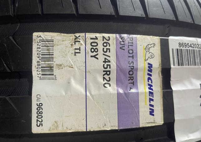 Michelin Pilot Sport 4 SUV 265/45 R20 108Y