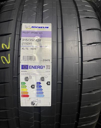 Michelin Pilot Sport 4 S 315/35 R20 110Y