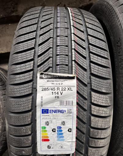 Continental WinterContact TS 870 P 285/45 R22 и 325/40 R22