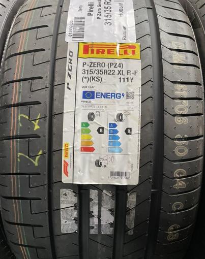 Pirelli P Zero PZ4 275/40 R22 и 315/35 R22 101Y