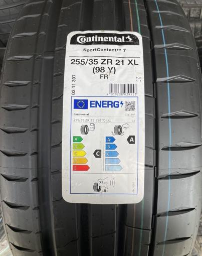 Continental ContiSportContact 7 255/35 R21 и 285/30 R21 98Y