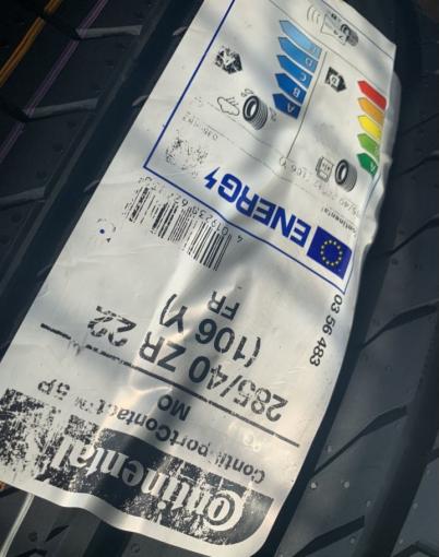 Continental ContiSportContact 5P SUV 285/40 R22 и 325/35 R22 106Y