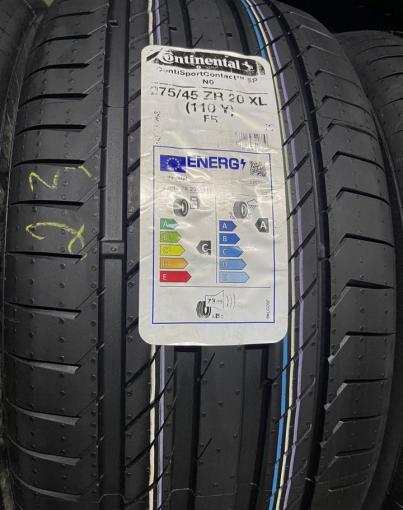 Continental ContiSportContact 5P 275/45 R20 и 305/40 R20 Y