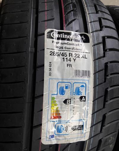 Continental PremiumContact 6 285/45 R22 и 325/40 R22