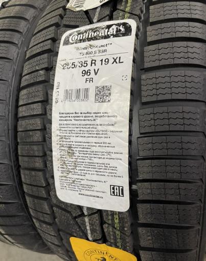 Continental WinterContact TS 860 S 225/40 R19 и 255/35 R19 V